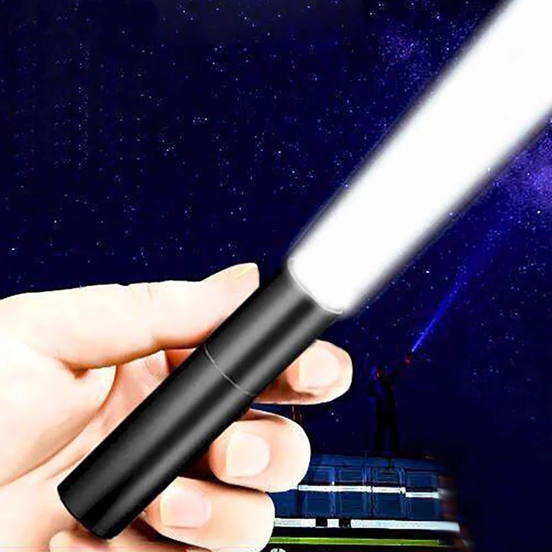 Đèn pin sạc USB đèn nhỏ siêu sáng LED