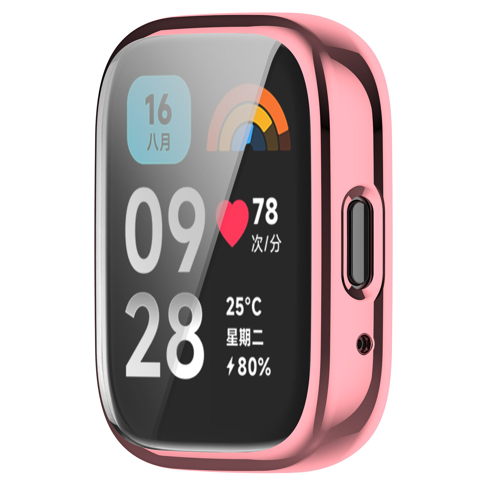 TPU Soft Protective Cover For Redmi Watch 3 Active/Redmi Watch3 Lite Case Full Screen Protector Shell Bumper Plated Cases Accessories