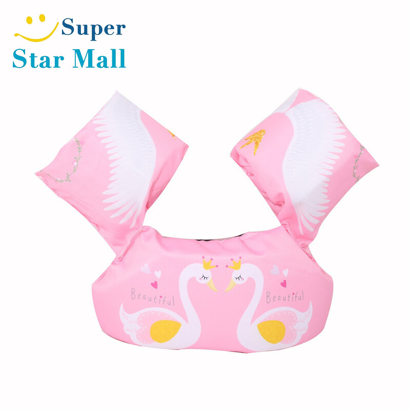 Children Life Vest With Arm Ring Buoyancy Jacket Swimwear Safety Suit For Swimming Beginner