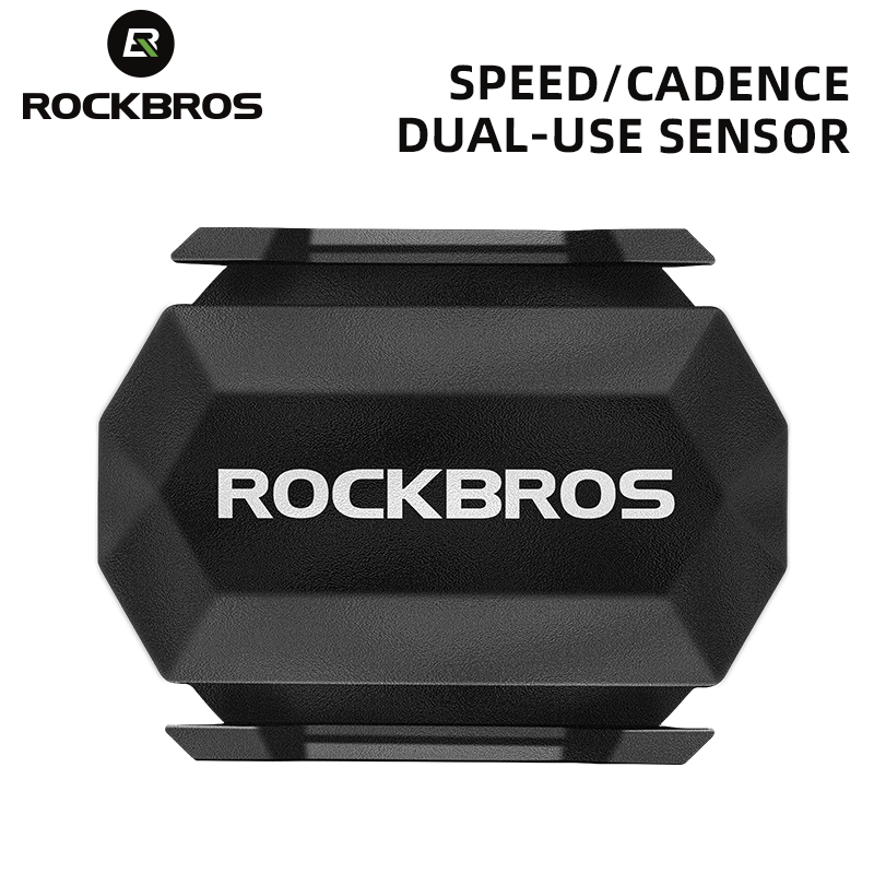 【Giao hàng địa phương】ROCKBROS Thiết bị cảm biến nhịp không dây ANT + bluetooth đi xe đạp speedmeter cảm biến cho Garmin wahoo zwift tacx bryton không thấm nước cảm biến kép máy tính xe đạp