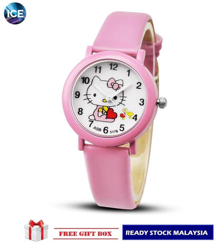 ICE Kids/Childrens Sport and Casual Hello Kitty Analog Watches + Watch Box Best Gift Jam Tangan Malaysia