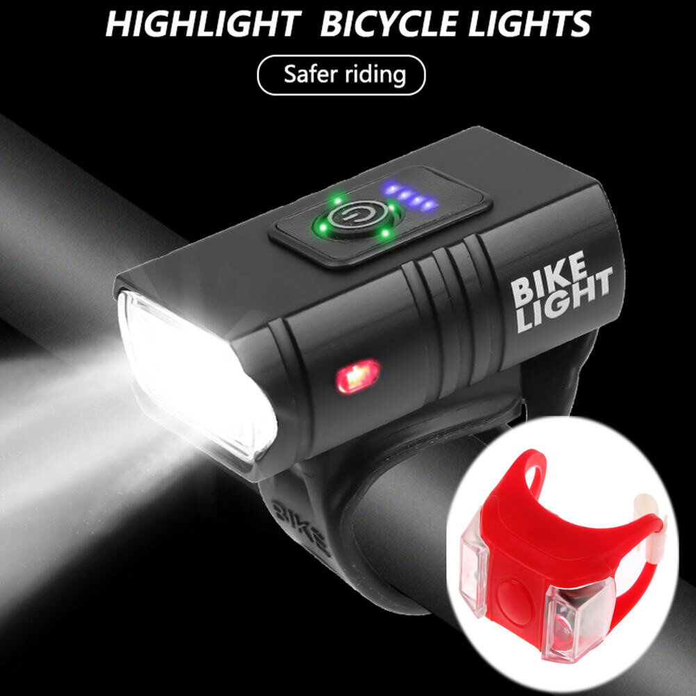 T6 LED Bicycle Light 10W 800LM 6 Modes USB Rechargeable MTB Front Lamp