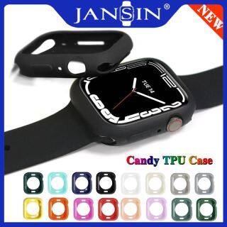 Candy Soft Silicone Case tương thích với Apple Watch Series 7 45mm 41mm Cover Protection Vỏ tương thích với apple watch 7 Bumper thumbnail