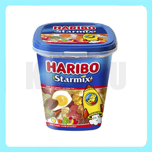 [Haribo] thạch cốc 175G/thạch gấu, Thạch trái cây đào, thạch Starmix