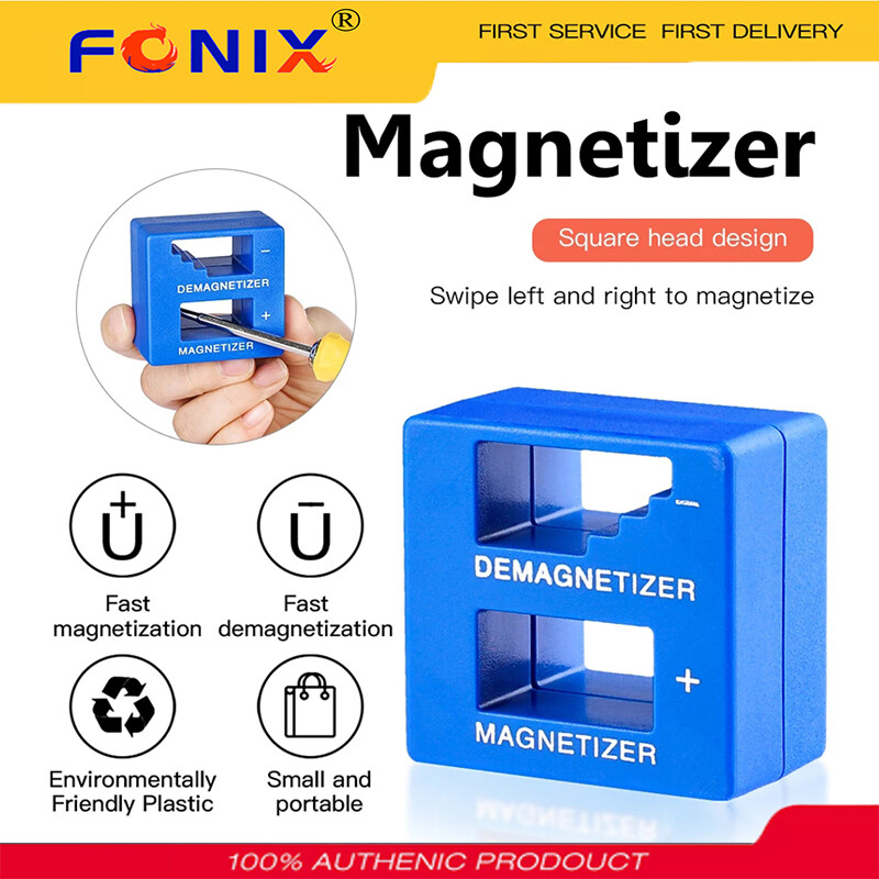 FONIX High Quality Magnetizer Demagnetizer Tool Screwdriver Magnetic Pick Up Tool Screwdriver Hand Tool Fast Magnetizing Machine