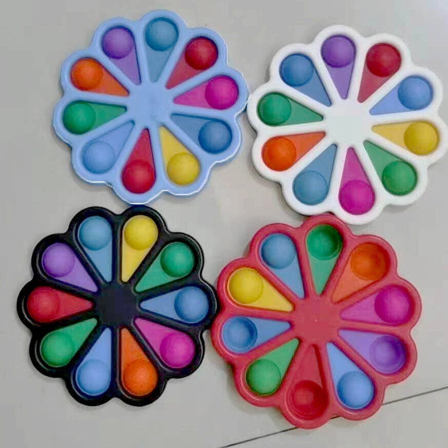 Baby Flower Shape Simple Dimple Fidget Toy Cheap Popper With Keychain Bubble Up To Relieve Stress Colorful Puzzle Toy Simple Dimple Digits 2 Pop It Fidget Toy For Kids Lazada Singapore