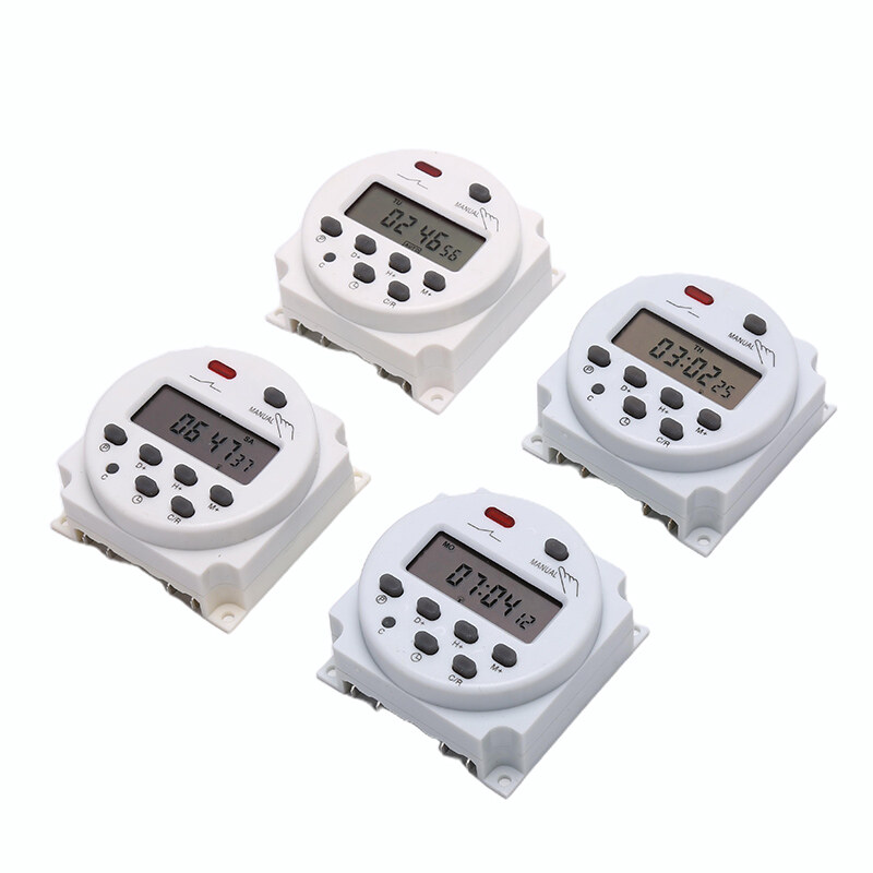 Fkend CN101A 12V 24V 110V 240V Digital LCD Power Timer Switch Relay