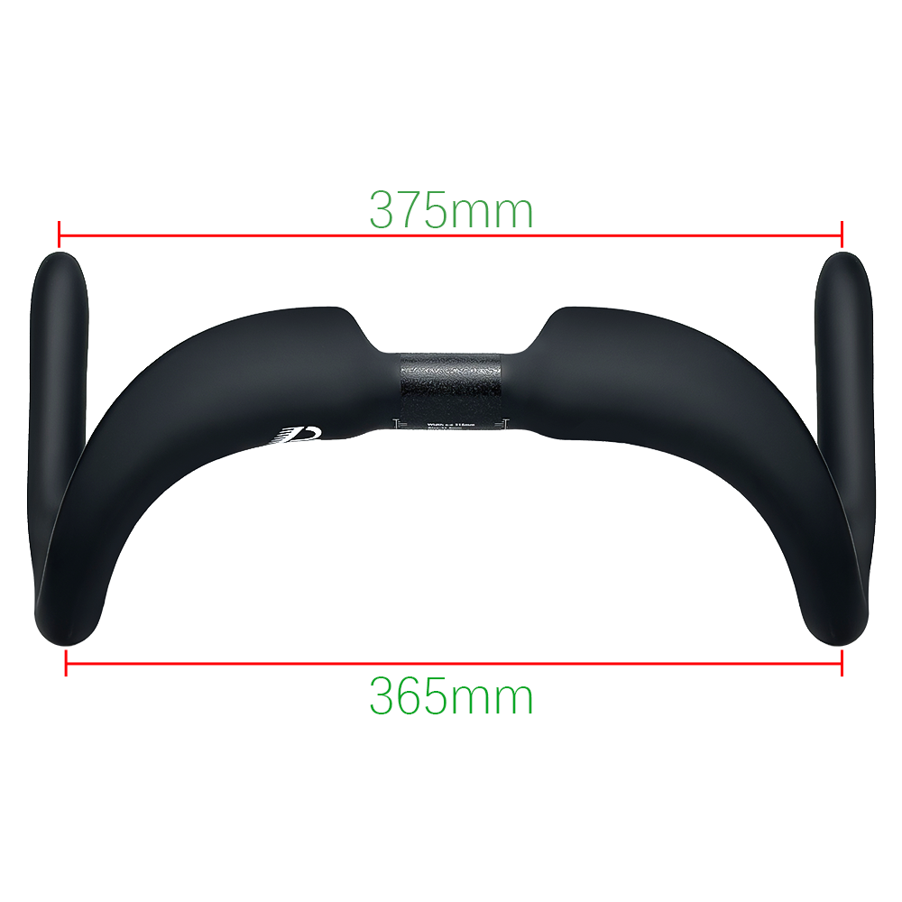 BALUGOE Carbon Fiber Track Bike Handle Sprint Match Bicycle