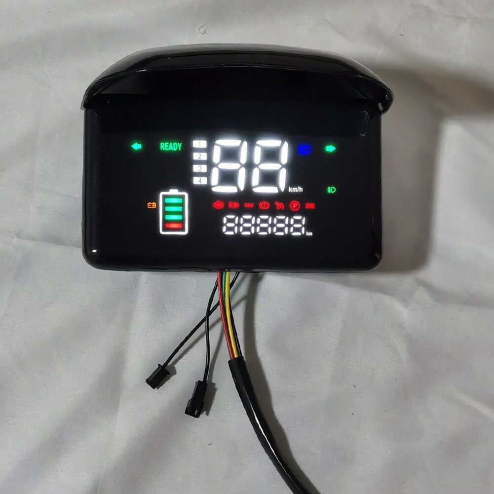 Electric Bicycle LCD Display Motor Speedmeter Screen For 48V -72V E-bike Scooters
