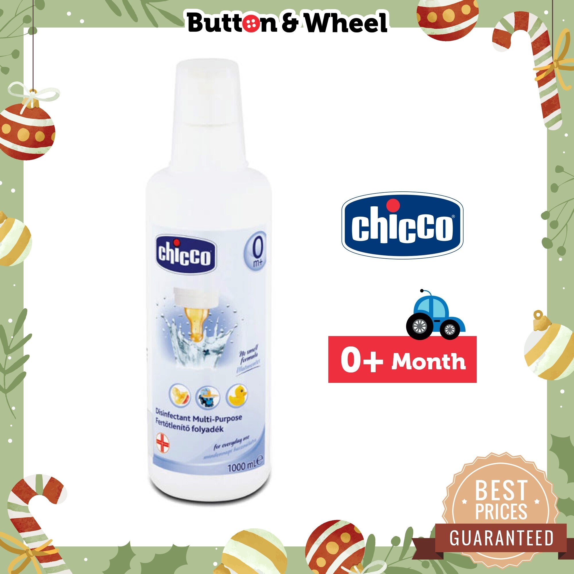 Chicco Disinfectant MultiPurpose 1000ml (Expiry Date 07/2023) Lazada