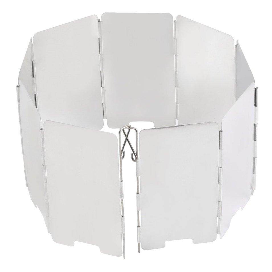 Hot Sales Folding Mini 9 Plates Cooker BBQ Gas Stove Wind Shield Screen Picnic Outdoor