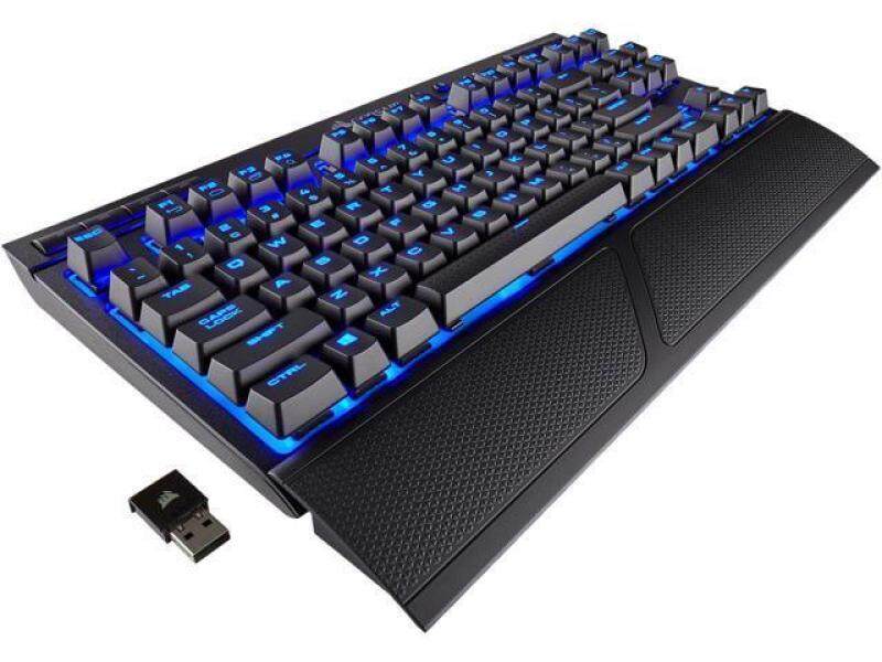 CORSAIR K63 Wireless Mechanical Gaming Keyboard, Backlit Blue LED, Cherry MX Red Singapore