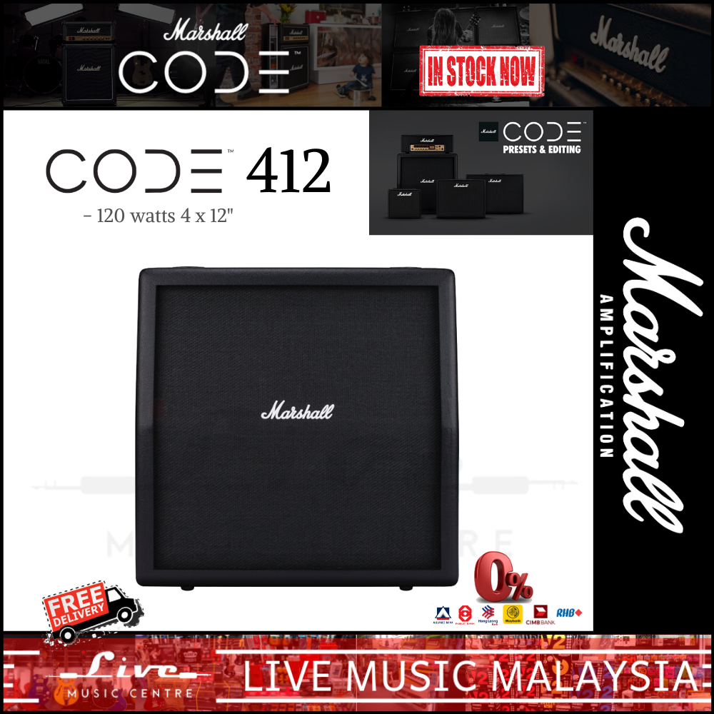 marshall code 412 120w 4x12