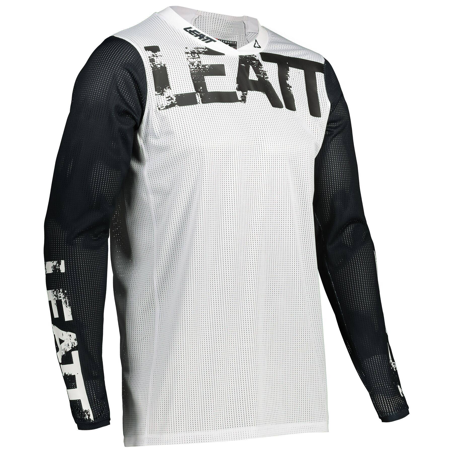 Mountain bike white red black long-sleeved cycling jersey off-road motorcycle shirt for men
