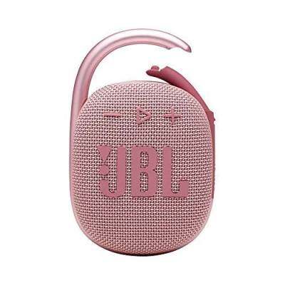 JBL CLIP4บลูทูธลำโพง USB C ชาร์จ/IP67กันฝุ่น/กันน้ำ/หม้อน้ำ Passive ติดตั้ง/แบบพกพา/2021ชุดสีชมพู JBL CLIP4PINK [/ผู้ผลิต1ปี]