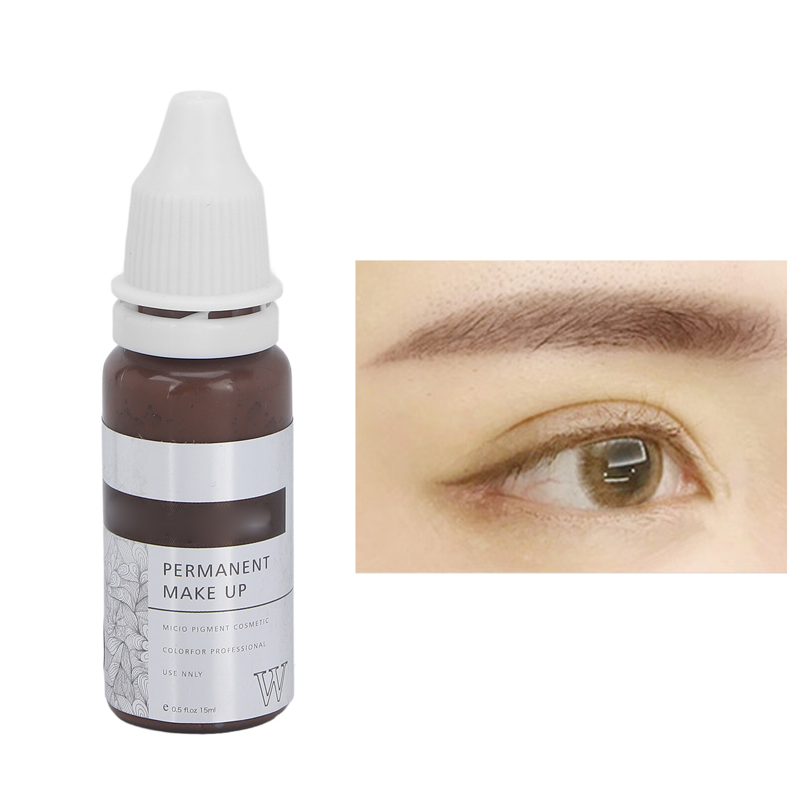 Eyebrow Tattoo Ink Microblading Pigment Fast Coloring Mild for Beginners for Tattoo Shop