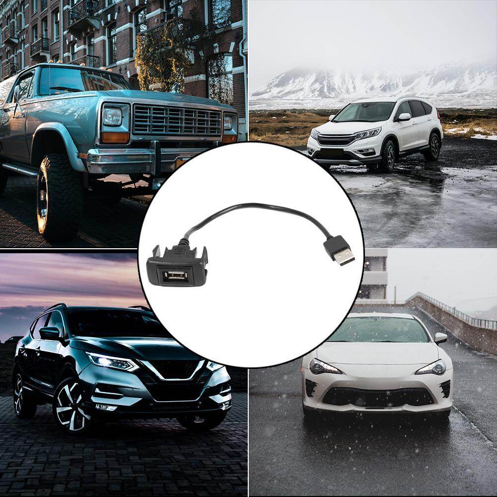 Cổng USB Nối Dài Gắn Bảng Điều Khiển Xe Hơi Bộ Chuyển Đổi Cáp Cho Toyota
