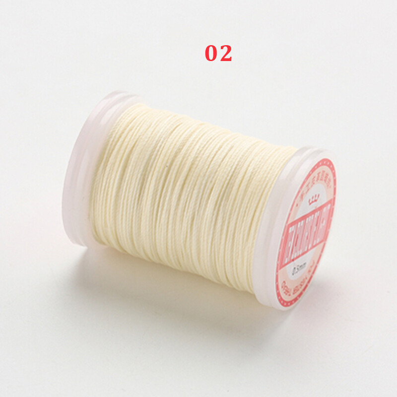 Da thủ công chỉ sáp tròn 0.5mm may chỉ sáp da tròn