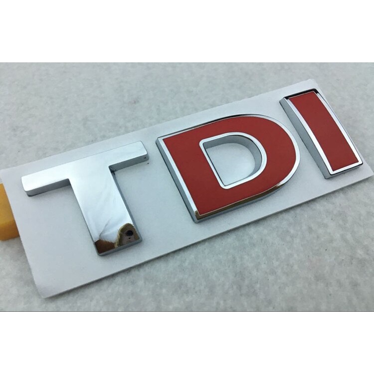 Cool Metal Art Cursive "Turbo" Car Emblem Decal - Multicolor Fender Badge