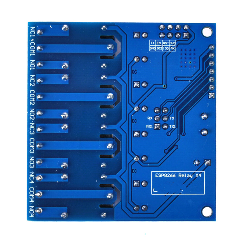 ESP8266 ESP-01 WIFI Module for Smart Home IoT Smart Furniture Application Controller 4 Channel WIFI Relay DC 12V