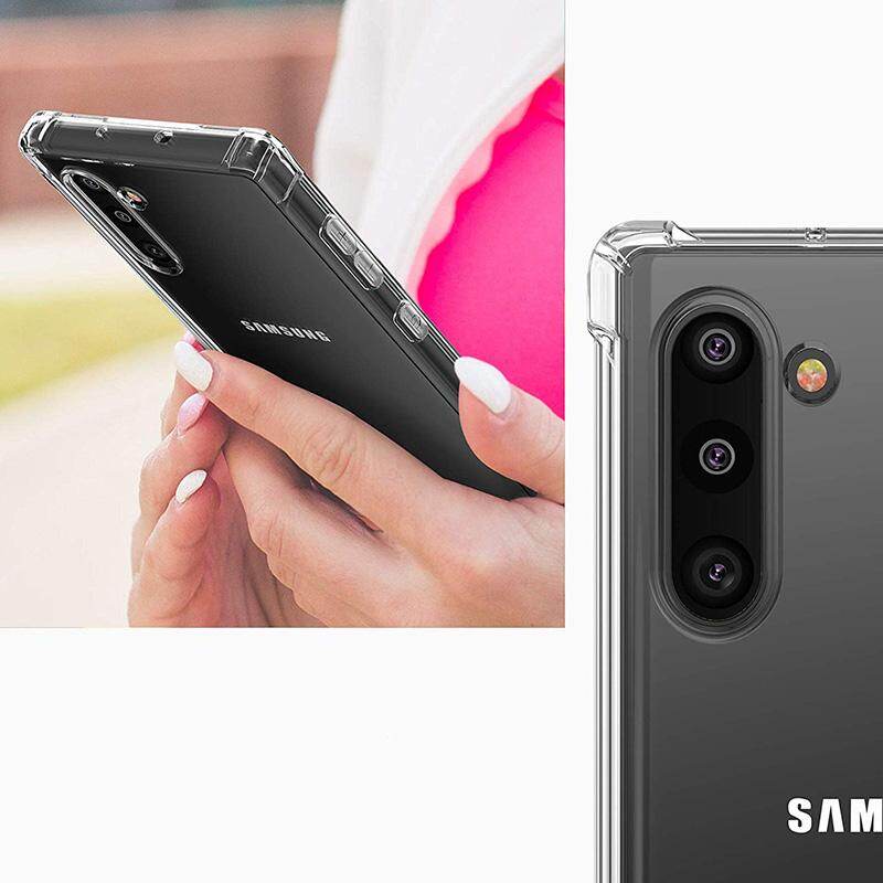 LUOWAN Ốp Lưng Galaxy Note 10 Plus Ốp Mềm TPU Chống Sốc Chống Va Đập Bảo Vệ Mỏng Cho Samsung Galaxy Note 10 Plus (Trong Suốt)