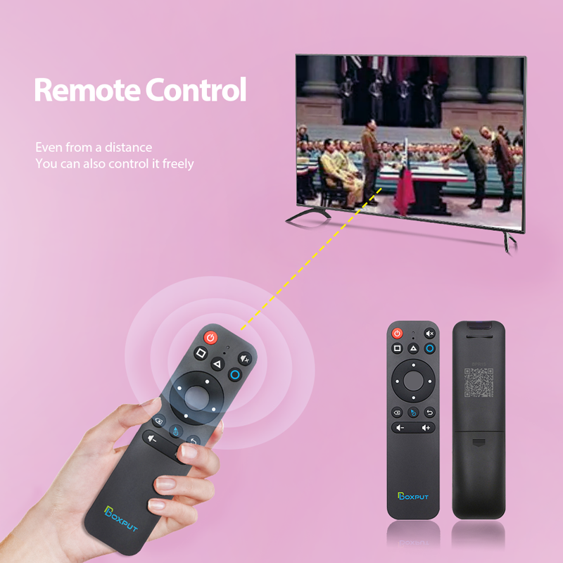 Boxput BT bpr1 bpr1s cộng với BLE 5.0 chuột không dây điều khiển từ xa bằng giọng nói 2.4GHz không dây với con quay hồi chuyển cho ANDROID TVBOX & TV/PC