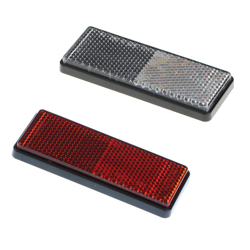 DXNQ 16 PCS Safety Trailer Reflectors Self Adhesive Reflector, Round ABS Stick-on