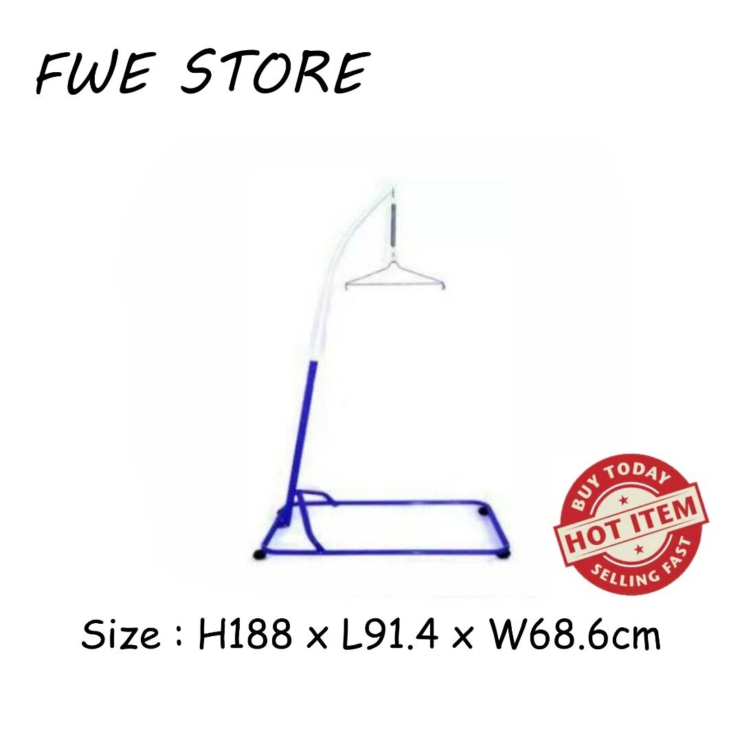 Buaian Bayi / Baby Cradle Swing / Baby Spring Cot Stand With 4 Rollers