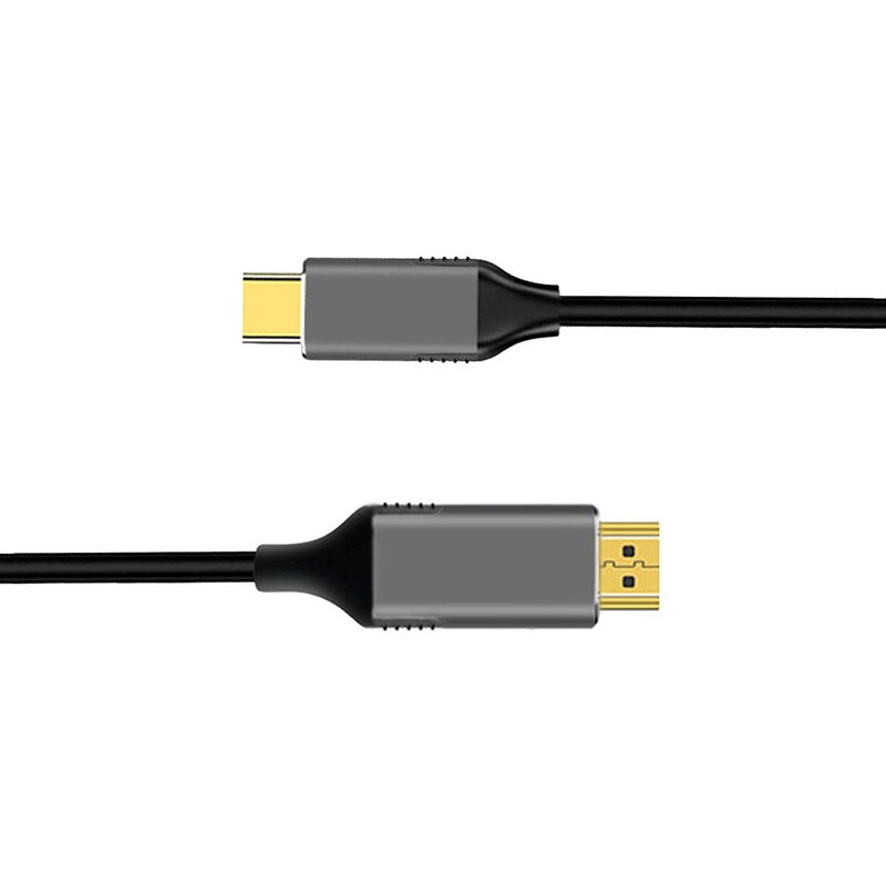 USB C to HDMI Cable Adapter 4K 60Hz Cable Adapter Thunderbolt 3 Compatible for Android Phone MacBook ChromeBook Etc