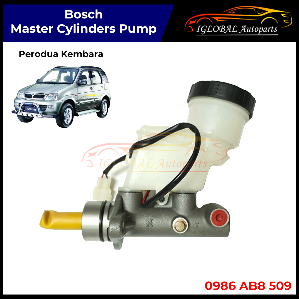 Perodua Kembara Brake Systems Master Cylinders Pump Bosch 0986AB8509