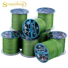 Sougayilang 150M 350 550M 4 Strands Lốm Đốm Dây Câu Cá Bện 20-78LB Mượt Durable Câu Cá Chép Ice Sea Dây 0.14-0.40 Mm