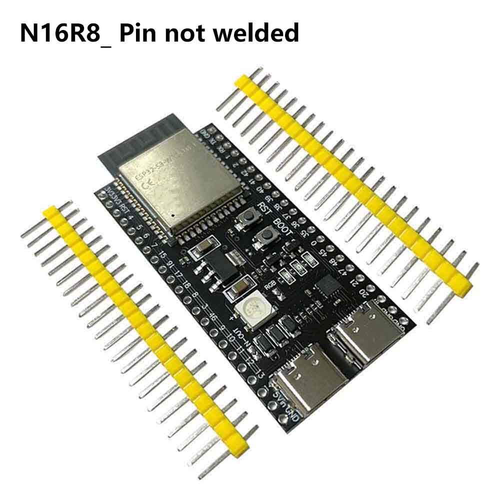 FocusAi Esp32 ESP32-S3 Wifi Bluetooth Internet của sự vật Dual Type-C bảng mạch phát triển bảng mạch nhân ESP32-S3-DevKit C n8r2