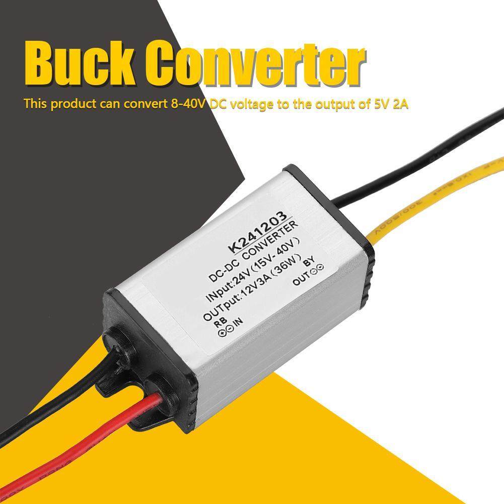 Xuelelile Bộ Chuyển Đổi DC-DC 24V Sang 12V Hiệu Quả Cao Bước Xuống Nguồn Điện 3A