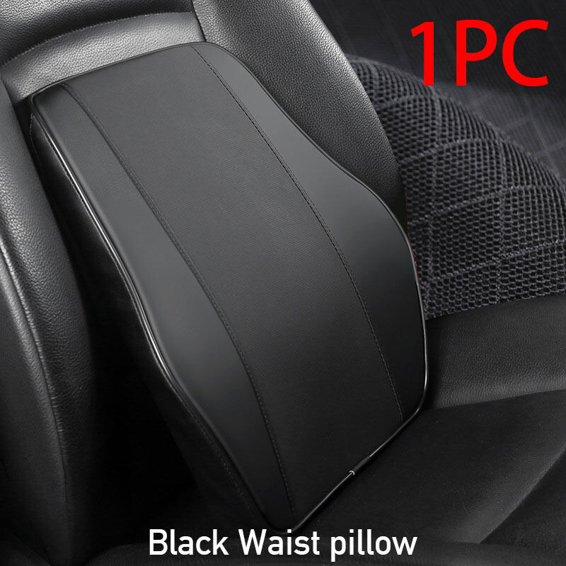 Soft Car Headrest Pillow Auto Seat Cushion Waist Support Set