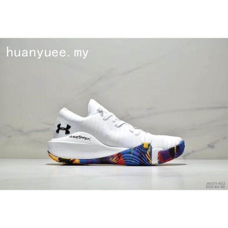 Under Armour UA Curry5 Nyaman Pria Olahraga Runner Jogger Sepatu Kasual