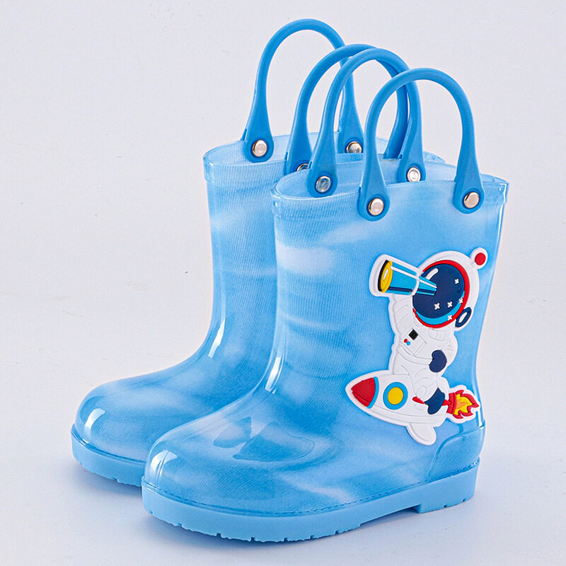 IP trẻ em Bốt Đi Mưa giày không thấm nước Spaceman giày đi mưa Flower trẻ em bé học sinh...