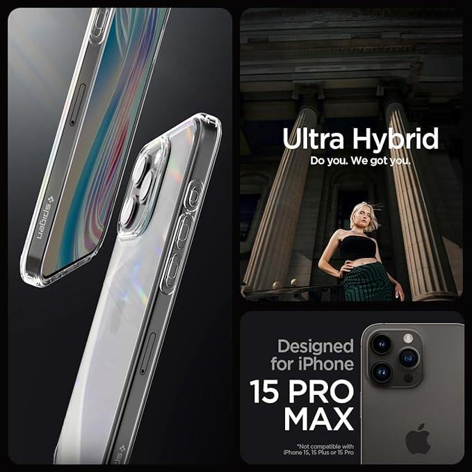 Siêu lại Spigen loạt [Công nghệ chống vàng] cho Iphone 15 Pro Max / iPhone 14 Pro Max / iPhone 13 Pro Max / iPhone 12 Pro Max / iPhone 14/15 Plus Vỏ điện thoại bảo vệ