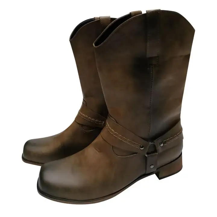 cowboy boots with straps