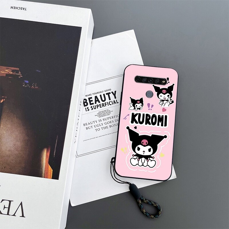 LG K61 Q61 Casing Cute Kuromi Protective Phone Case