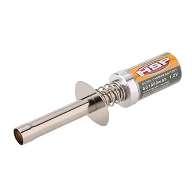 Vnlcg7 for hsp 80101 1800mah 1.2v glow plug igniter for rc car 1/8 1/10 hsp 80101 rechargeable glow igniter-not charger