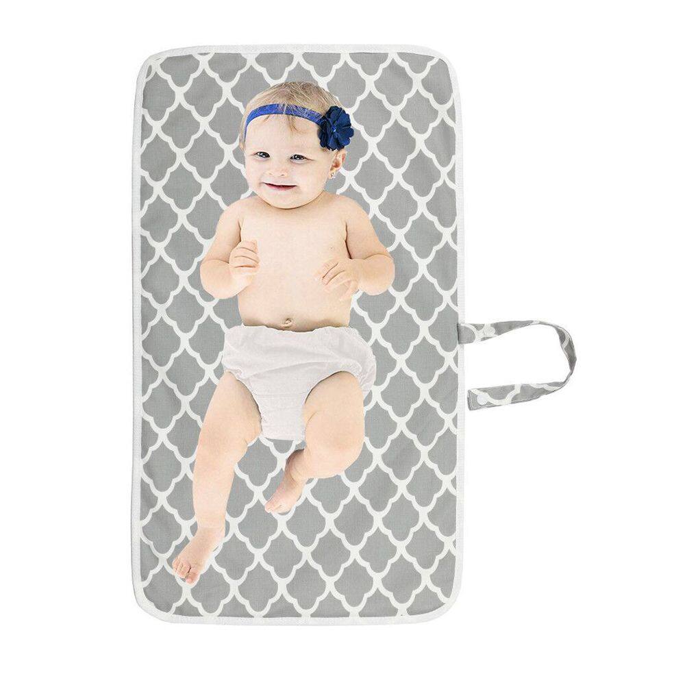 AVENLYB Tấm Bọc Thay Tã Dễ Mang Đi Cho Trẻ Mới Biết Đi Tấm Lót Thay Tã Màu Trơn Tấm Lót Thay Tã Thảm Chống Thấm Nước
