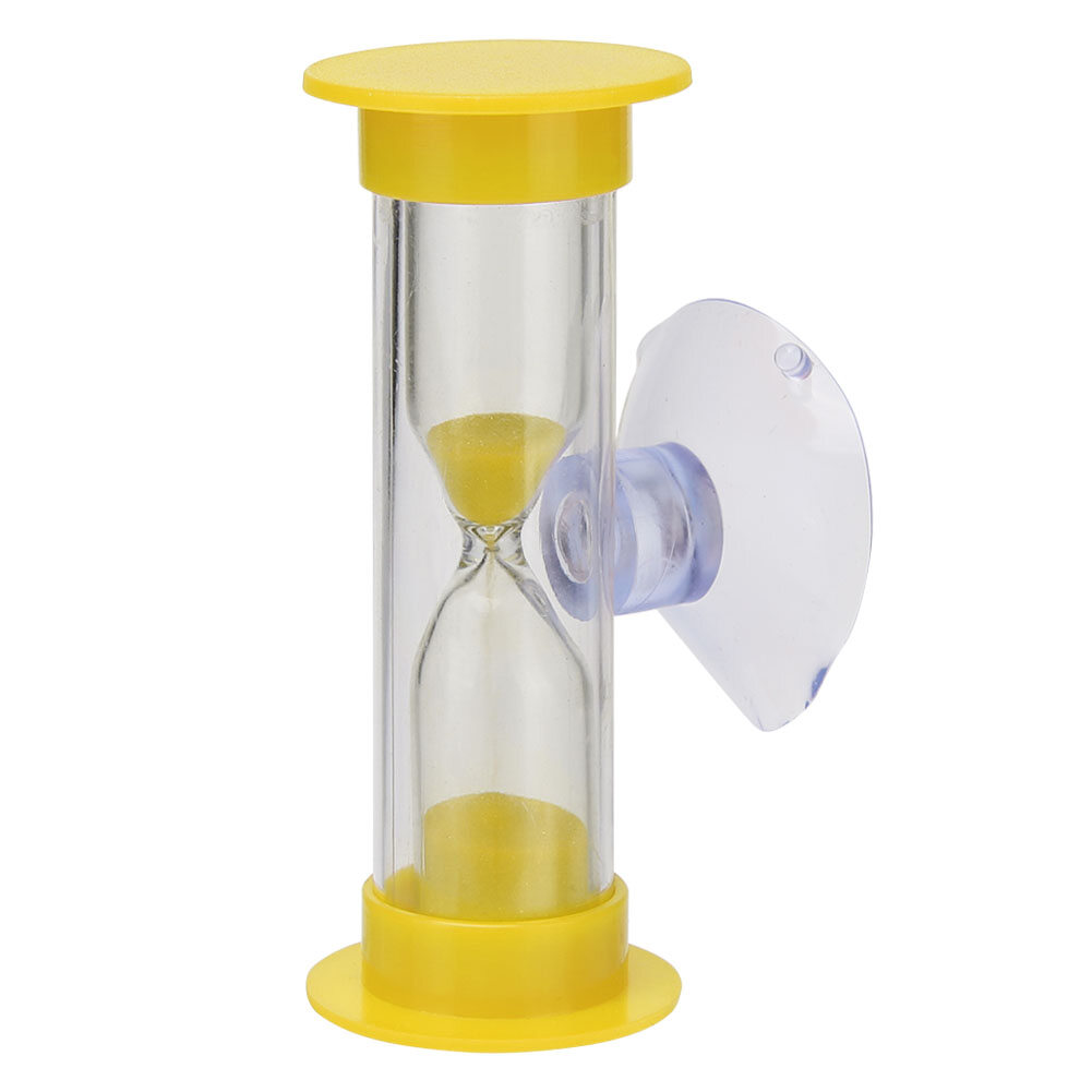 3min Hourglasses Children Teeth Brushing Timer with Suction Cup Home Decor
