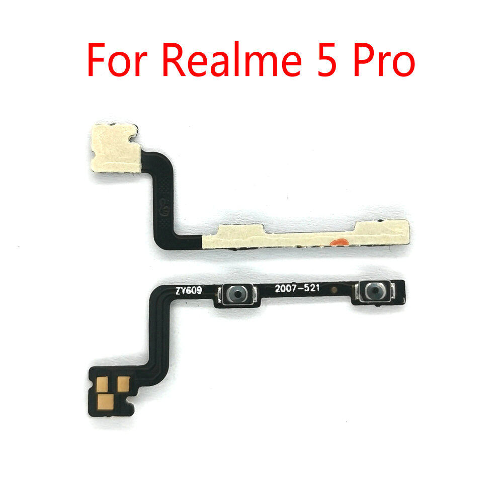 Nút Công Tắc Bật/Tắt Nguồn Cho OPPO Realme 5 Pro Nút Tăng Giảm Âm Lượng Cạnh Phụ Tùng Thay Thế Cáp Dẻo