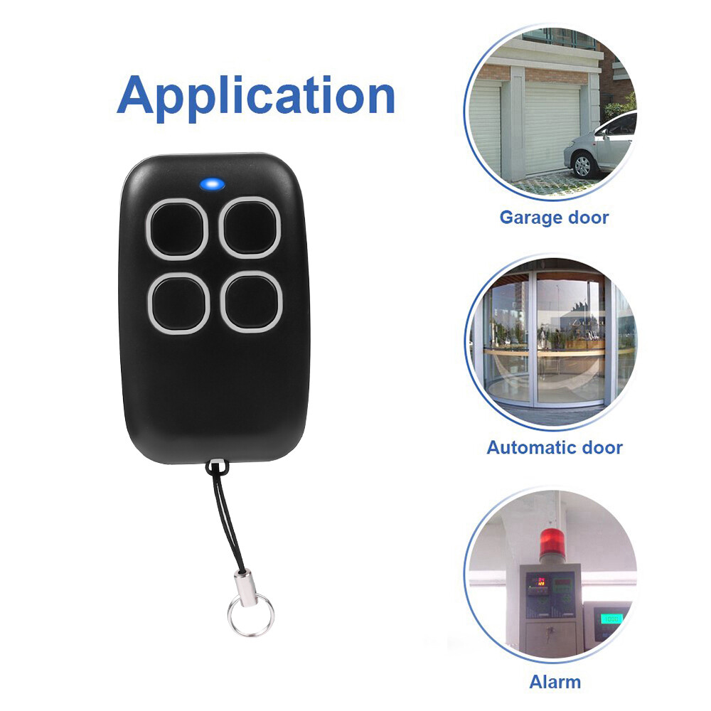 KEBETEME 433MHz Smart Copy Duplicator Remote Control 4 Buttons Garage Door Gate Remote Fixed Rolling Code Cloning 433.92MHZ Transmitter