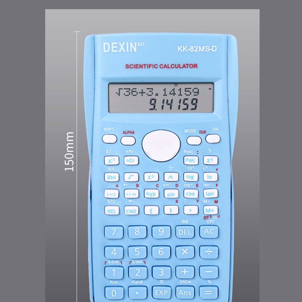 MMLUCK Portable Multifunction 240 Functions Electronic 82MS Statistics School Office Personalized Digit Calculator Engineering Scientific Calculator Stationary Function Calculator