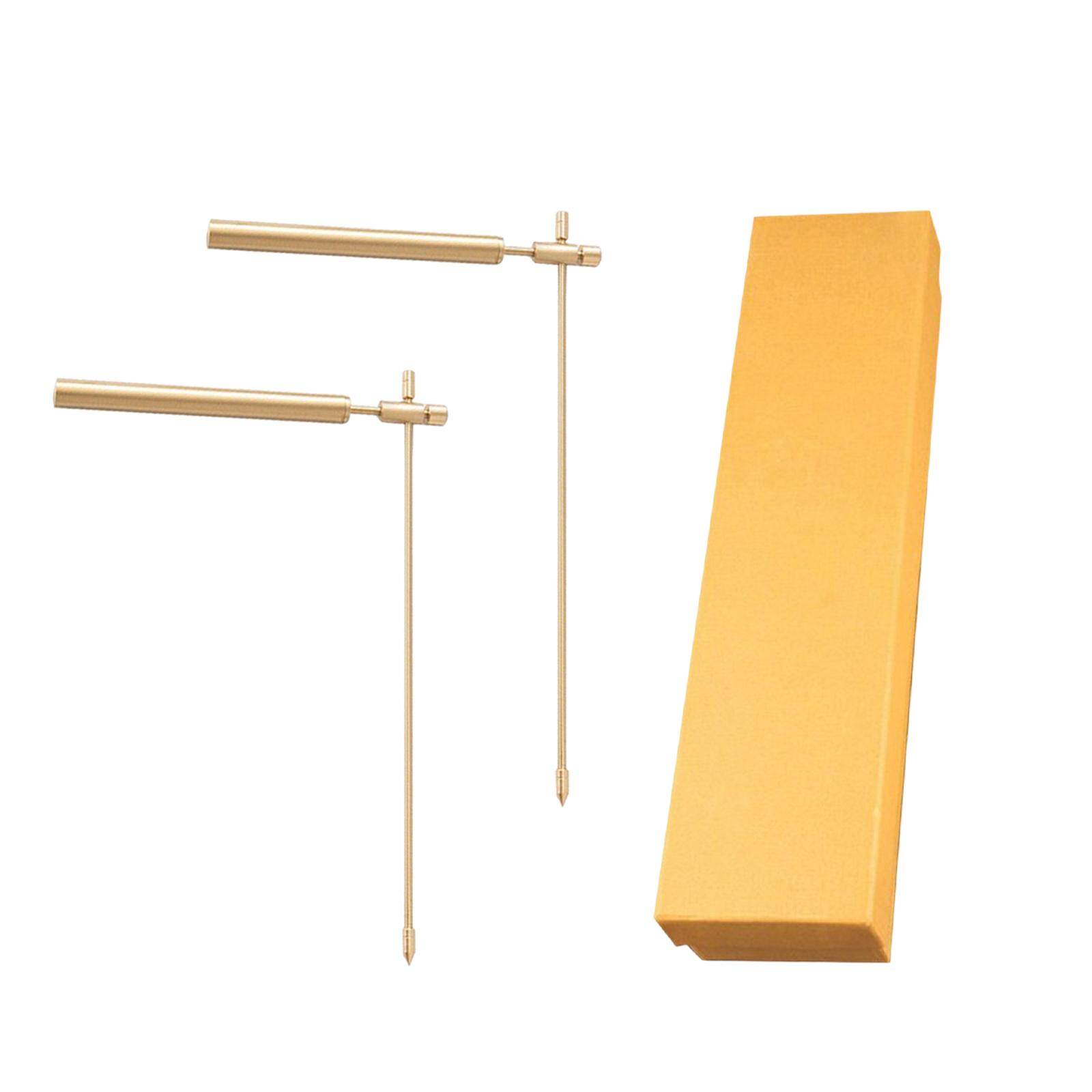 Baoblaze Que Cảm Xạ Thợ Săn Ma Bằng Đồng Sử Dụng Đơn Giản Để Tìm Kiếm Vàng Sử Dụng Ngoài Trời