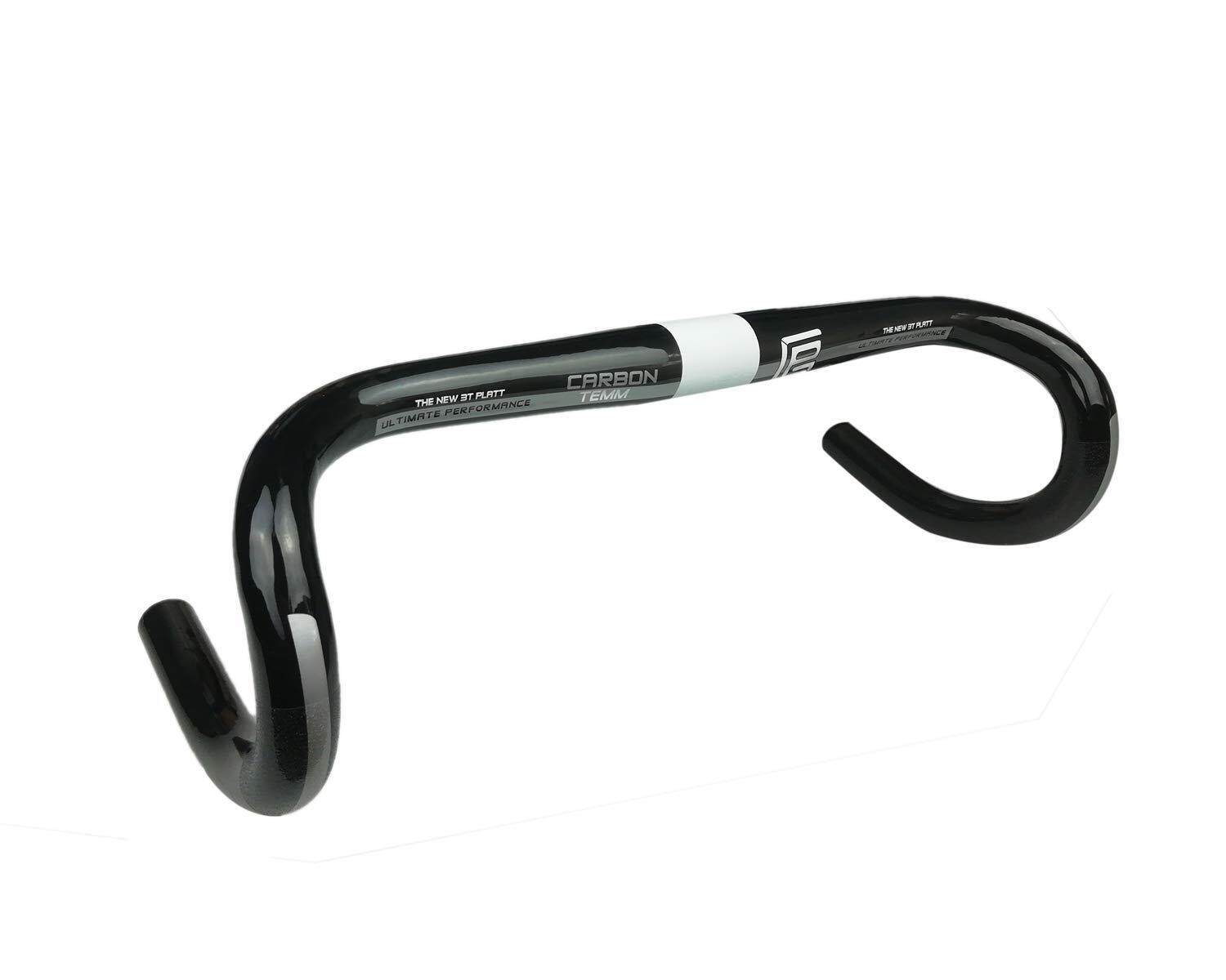 Platt Road Handlebar Full Carbon Fiber Road Bicycle Handlebar 31.8mm Drop Bar Bent Handlebar 400/420/440mm Platt Road Handlebar Full Carbon Fiber Road Bicycle Handlebar 31.8mm Drop Bar Bent Handlebar 400/420/440mm