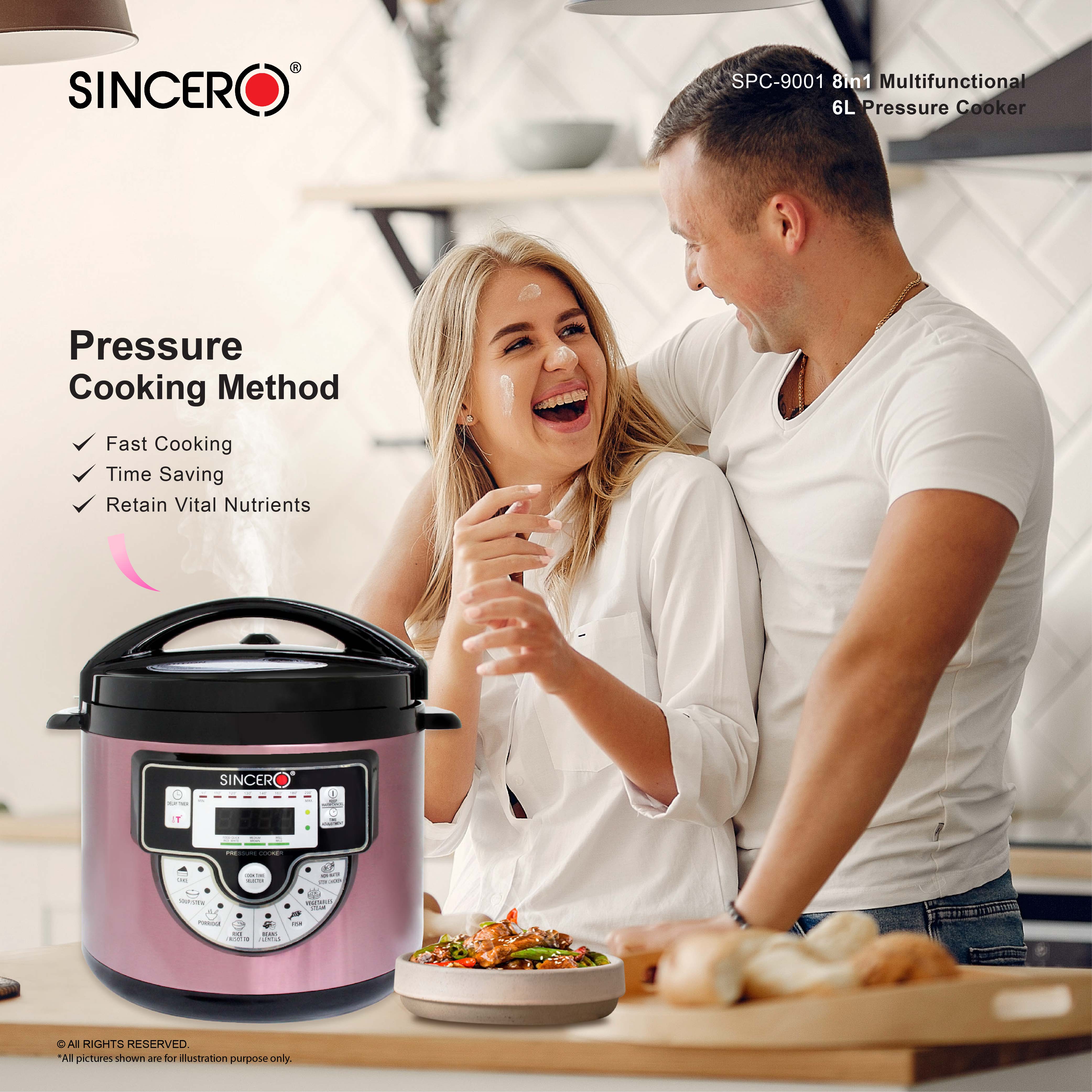 Stainless Steel Wow Shop Sincero Pressure Cooker SMP-100