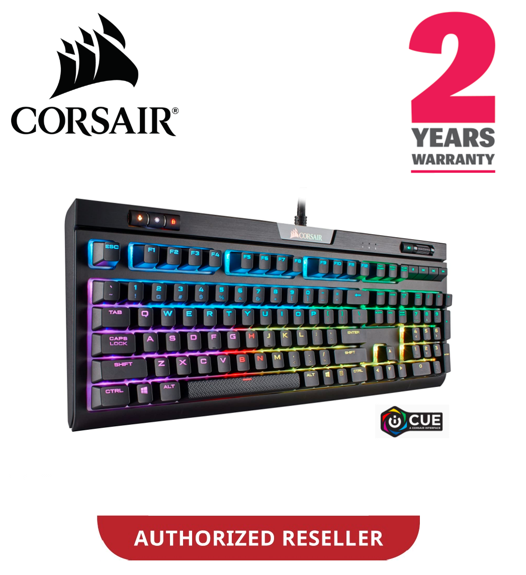 CORSAIR STRAFE RGB MK.2 Mechanical Gaming Keyboard — CHERRY® MX Red CH9104110NA Lazada