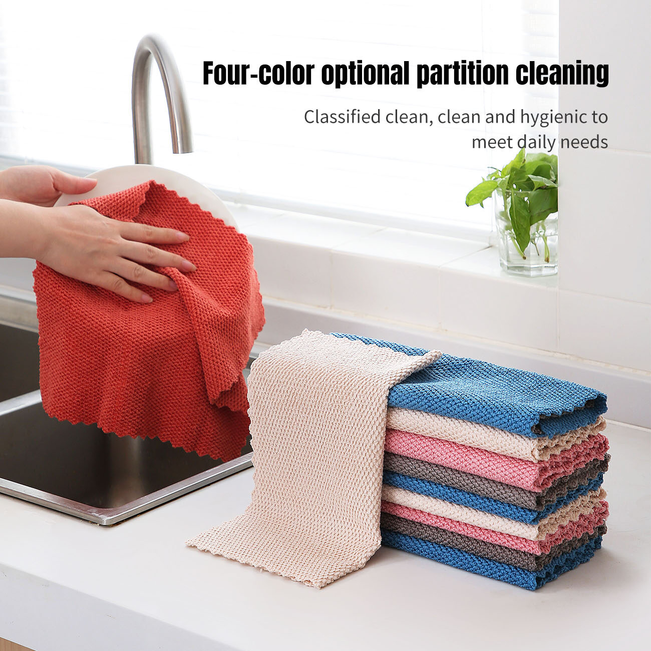 CNMF Absorbent Non-Lint Oil-Degreasing Multi-Purpose Cleaning Cloth